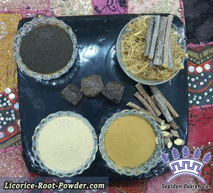 Licorice Root Powder Extract Blocks Granules.jpg